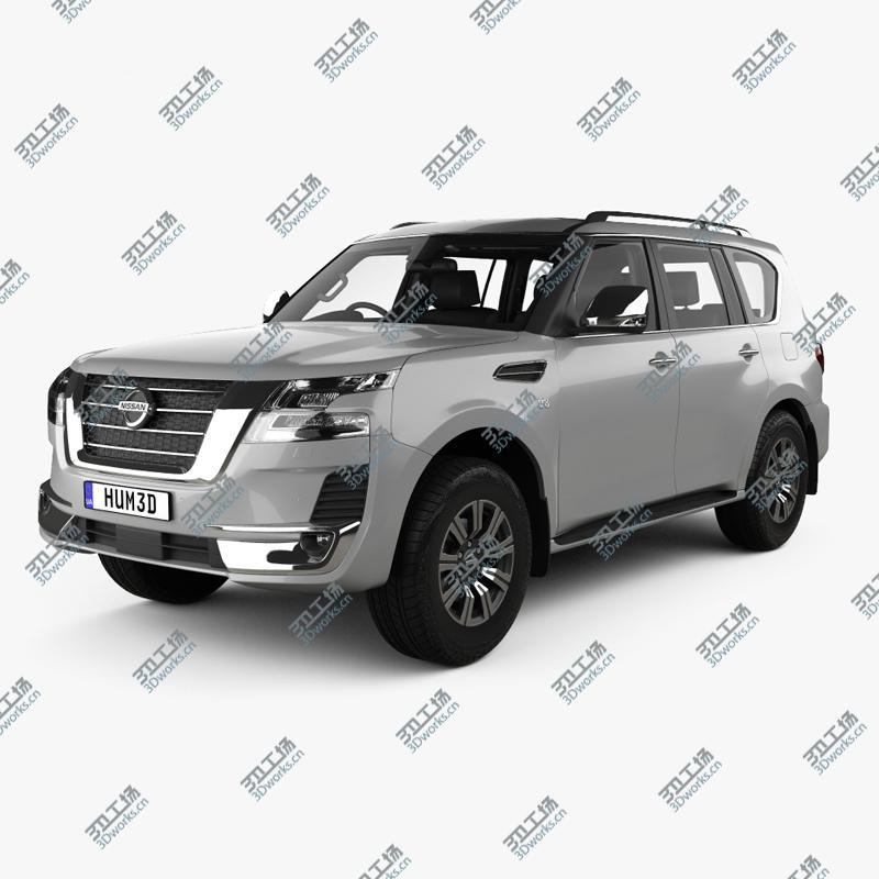 images/goods_img/202104021/3D model Nissan Patrol Ti L with HQ interior 2020/1.jpg